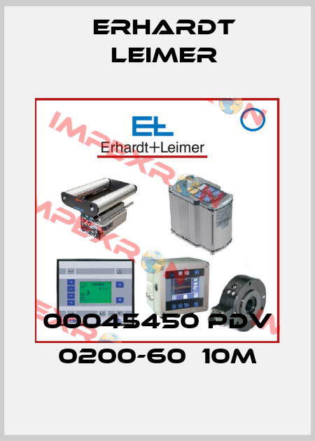 00045450 PDV 0200-60　10m Erhardt Leimer