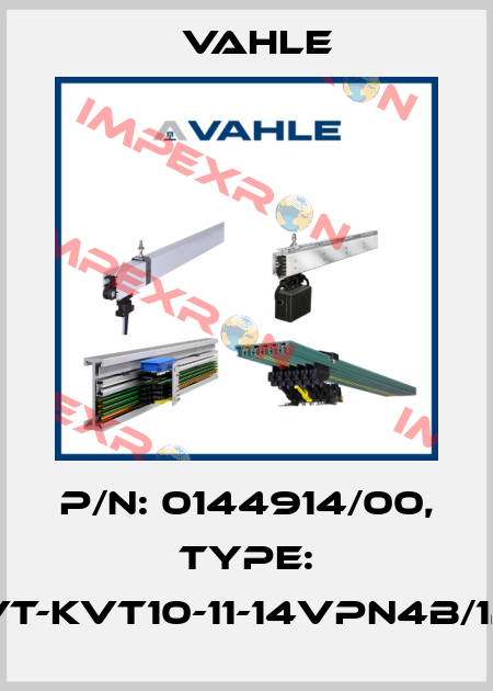 P/n: 0144914/00, Type: VT-KVT10-11-14VPN4B/12 Vahle