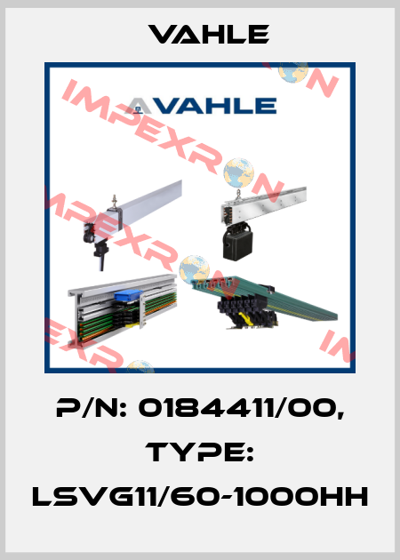 P/n: 0184411/00, Type: LSVG11/60-1000HH Vahle