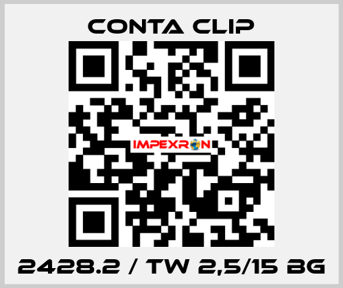2428.2 / TW 2,5/15 BG Conta Clip