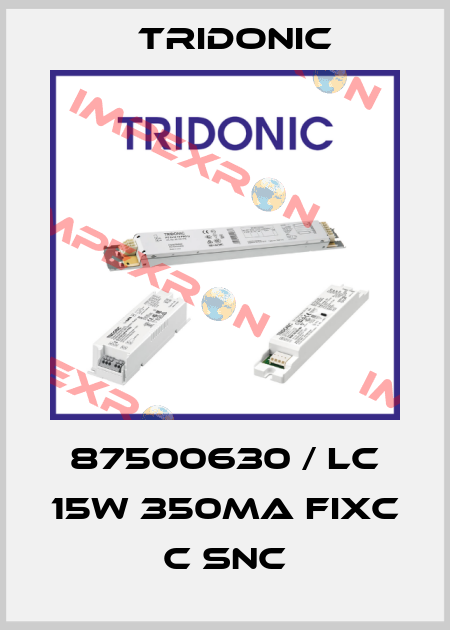 87500630 / LC 15W 350mA fixC C SNC Tridonic