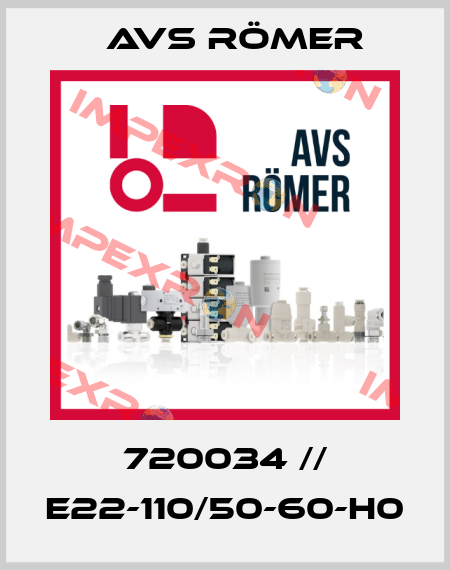720034 // E22-110/50-60-H0 Avs Römer