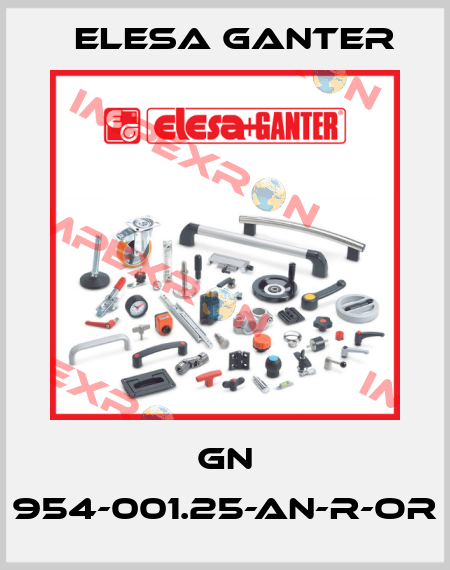GN 954-001.25-AN-R-OR Elesa Ganter