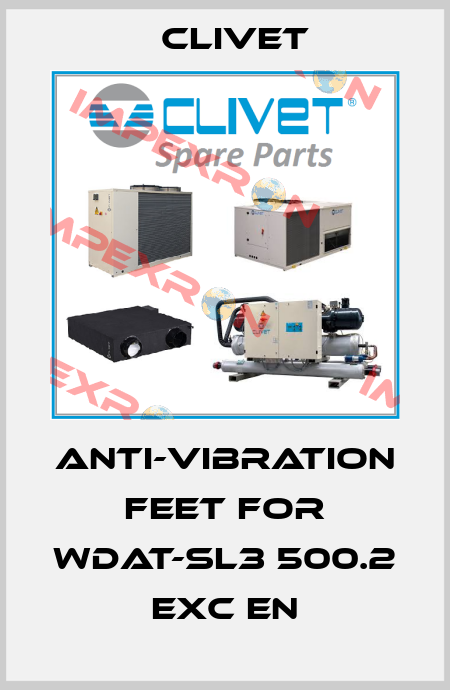 Anti-vibration feet for WDAT-SL3 500.2 EXC EN Clivet