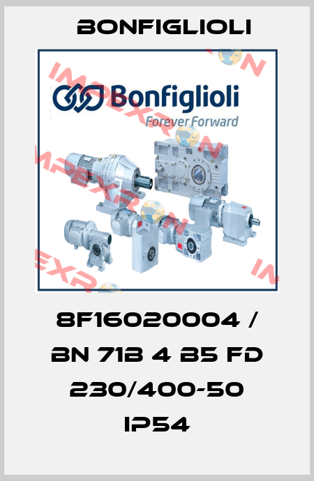 8F16020004 / BN 71B 4 B5 FD 230/400-50 IP54 Bonfiglioli