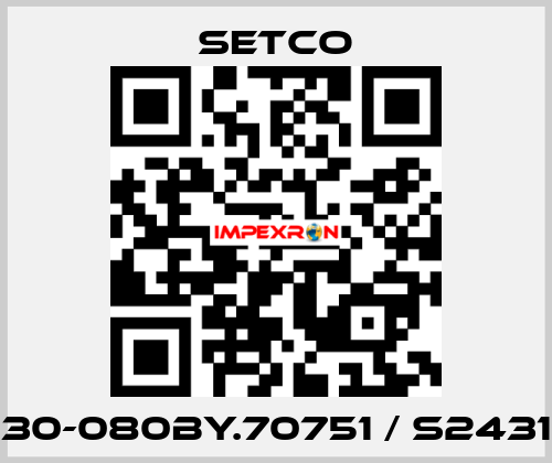 B030-080BY.70751 / S243120 SETCO