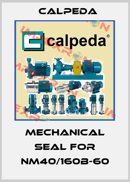 mechanical seal for NM40/160B-60 Calpeda
