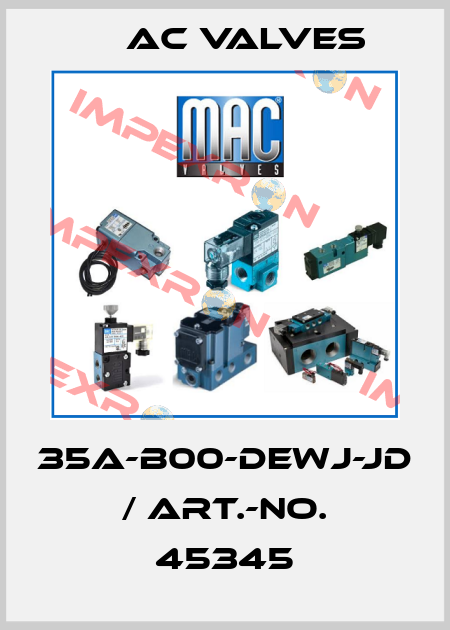35A-B00-DEWJ-JD / Art.-No. 45345 МAC Valves