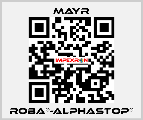 ROBA®-alphastop® Mayr
