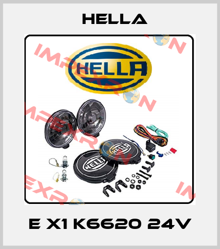 E X1 K6620 24V Hella