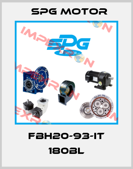 FBH20-93-IT 180BL Spg Motor