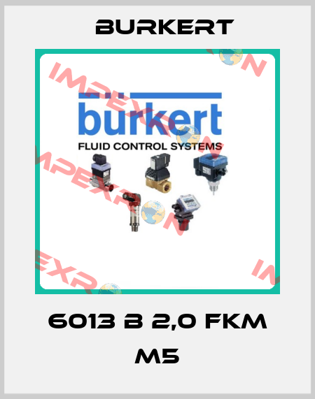 6013 B 2,0 FKM M5 Burkert