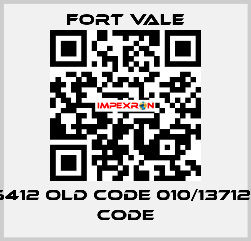 010/15412 old code 010/137121 new code Fort Vale