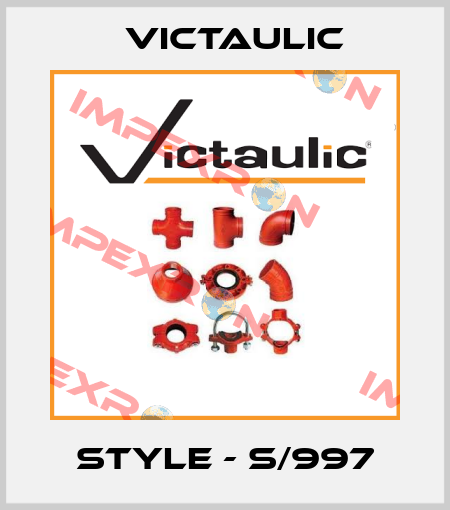STYLE - S/997 Victaulic