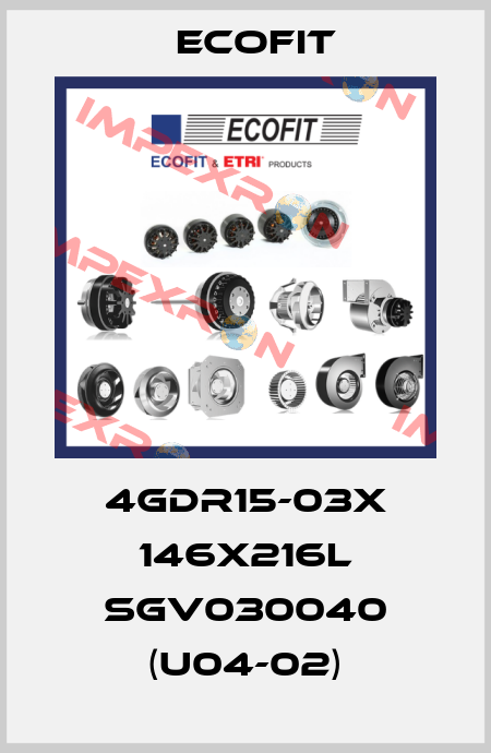 4GDR15-03X 146x216L SGV030040 (U04-02) Ecofit