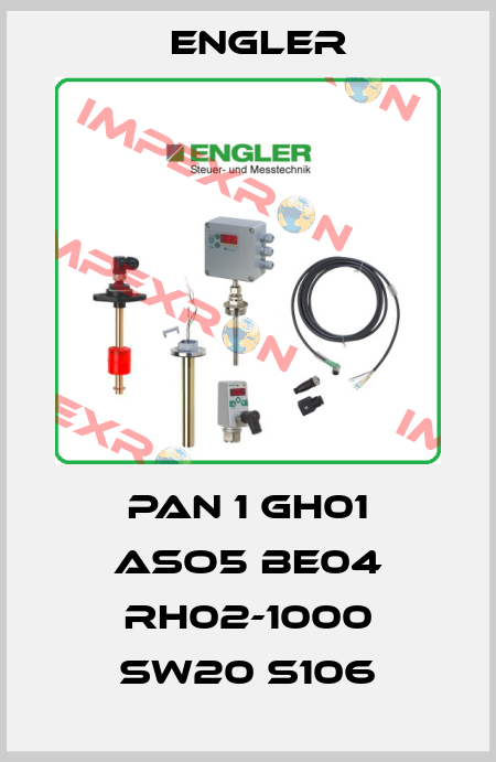 PAN 1 GH01 ASO5 BE04 RH02-1000 SW20 S106 Engler
