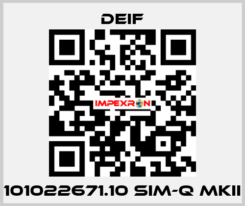 101022671.10 SIM-Q MKII Deif