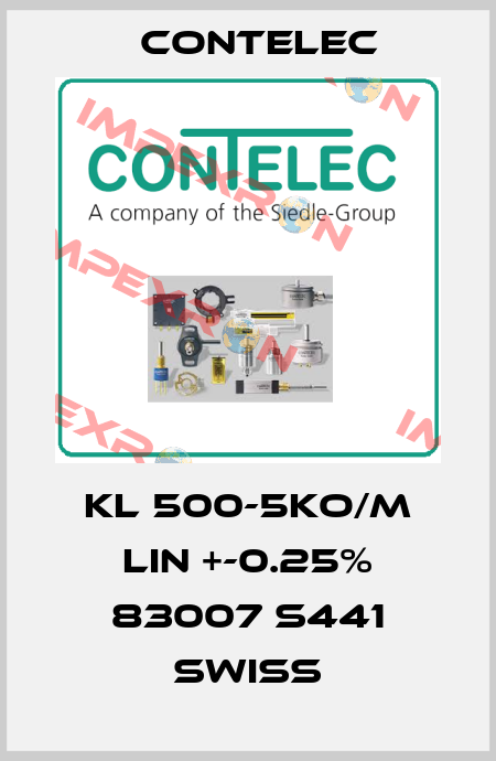 KL 500-5KO/M LIN +-0.25% 83007 S441 swiss Contelec