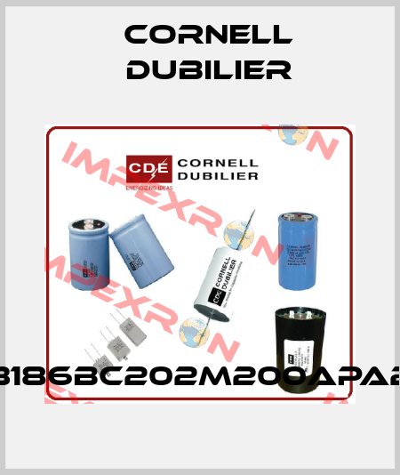 3186BC202M200APA2 Cornell Dubilier