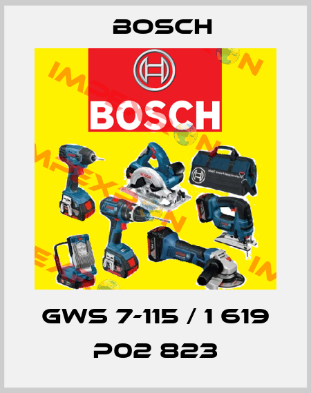 GWS 7-115 / 1 619 P02 823 Bosch