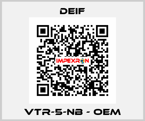 VTR-5-NB - OEM Deif