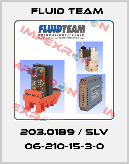 203.0189 / SLV 06-210-15-3-0 Fluid Team