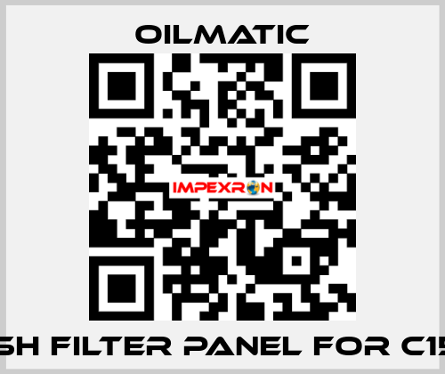 mesh filter panel for C1500 OILMATIC