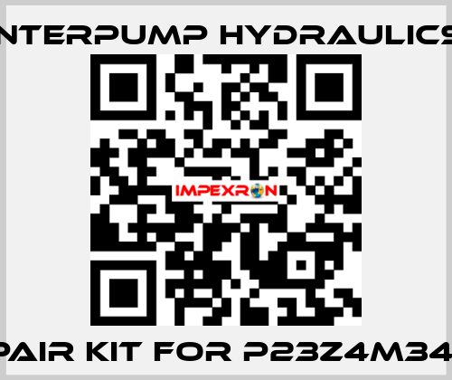 Repair kit for P23Z4M34201 Interpump hydraulics