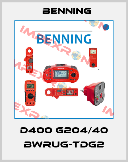 D400 G204/40 BWrug-TDG2 Benning