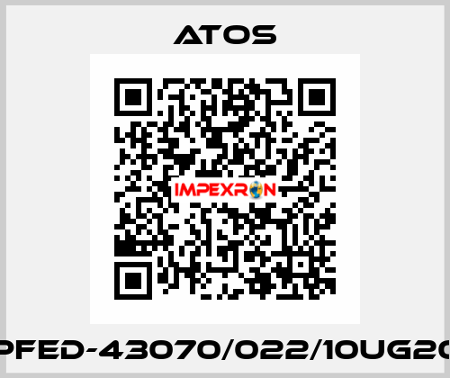 PFED-43070/022/10UG20 Atos
