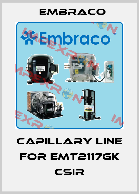 capillary line for EMT2117GK CSIR Embraco