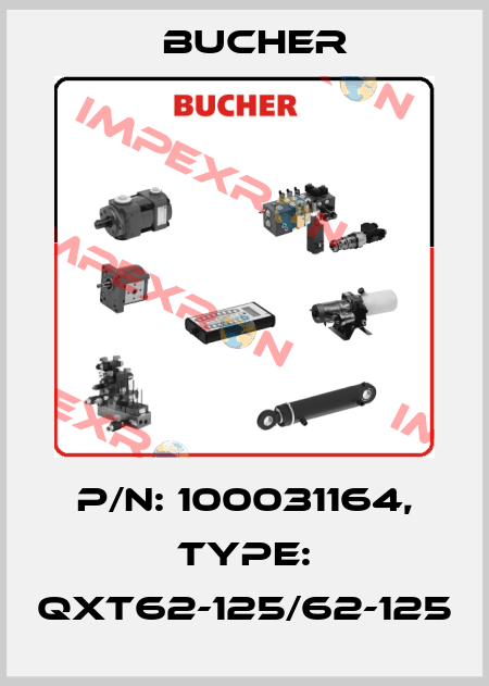 P/N: 100031164, Type: QXT62-125/62-125 Bucher