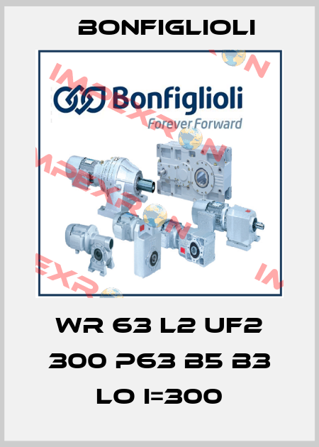 WR 63 L2 UF2 300 P63 B5 B3 LO I=300 Bonfiglioli