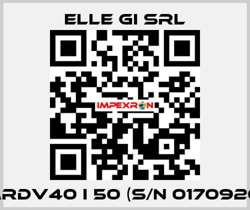 MRDV40 I 50 (s/n 0170920) ELLE GI SRL