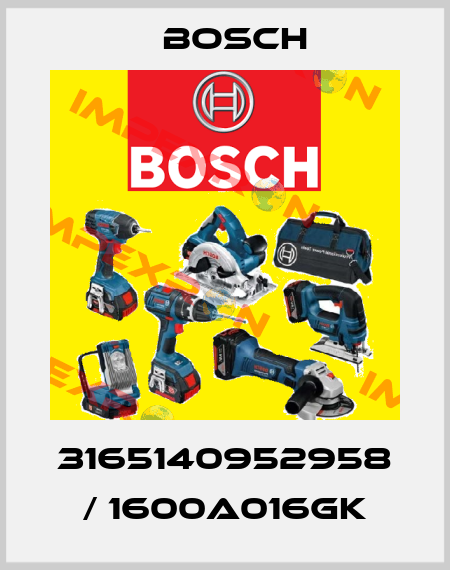 3165140952958 / 1600A016GK Bosch
