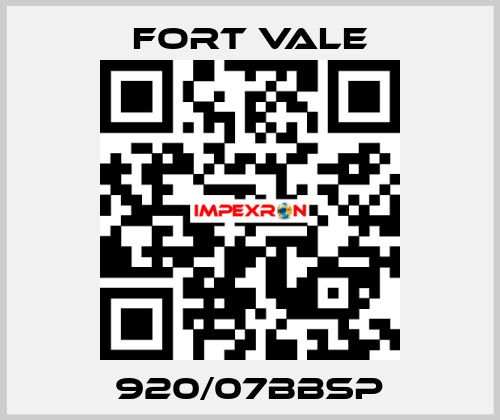 920/07BBSP Fort Vale