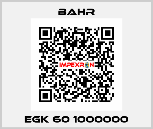 EGK 60 1000000 Bahr