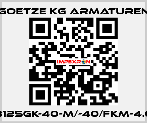 812sGK-40-m/-40/FKM-4.0 Goetze KG Armaturen