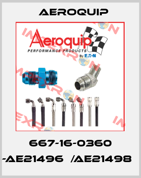 667-16-0360 -AE21496Ｍ/AE21498Ｍ Aeroquip