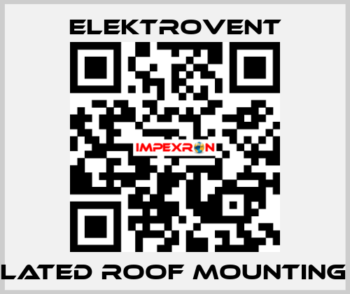Isolated roof mounting kit ELEKTROVENT