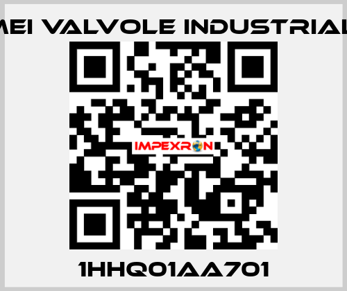 1HHQ01AA701 MEI VALVOLE INDUSTRIALI