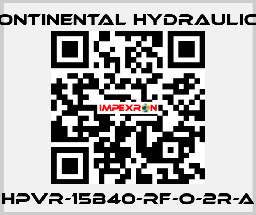 HPVR-15B40-RF-O-2R-A Continental Hydraulics