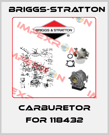 carburetor for 118432 Briggs-Stratton