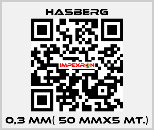 0,3 MM( 50 MMX5 MT.) Hasberg