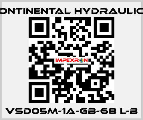 VSD05M-1A-GB-68 L-B Continental Hydraulics