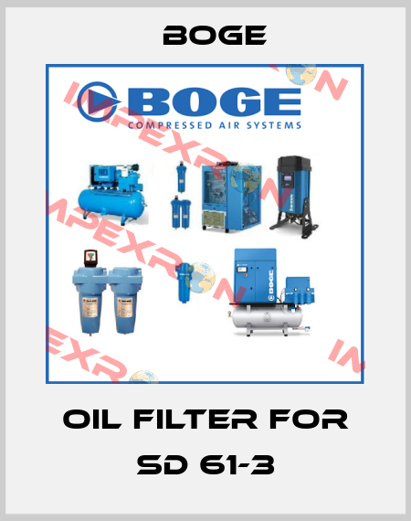 Oil filter for SD 61-3 Boge