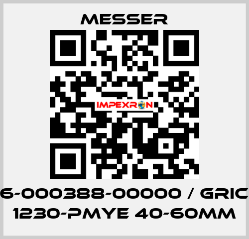 396-000388-00000 / GRICUT 1230-PMYE 40-60MM Messer