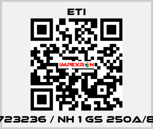 004723236 / NH 1 gS 250A/800V Eti