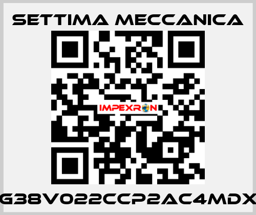 G38V022CCP2AC4MDX Settima Meccanica