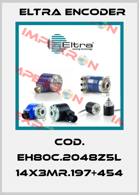 Cod. EH80C.2048Z5L 14X3MR.197+454 Eltra Encoder
